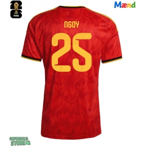 Belgien Nathan Ngoy #25 Replika Hjemmebanetrøje VM 2026 Kortærmet